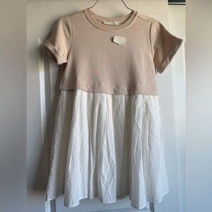 Altar'd State Women's' Blush and Cream Two-Tone Dress